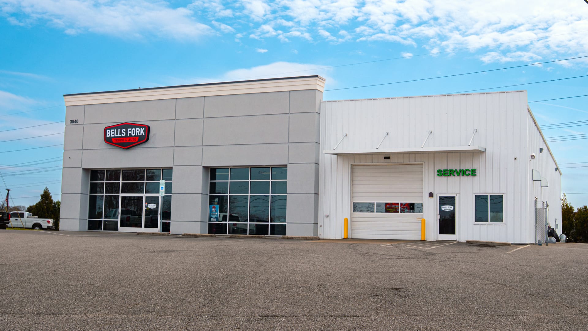 Bells Fork Truck & Auto Shop Front